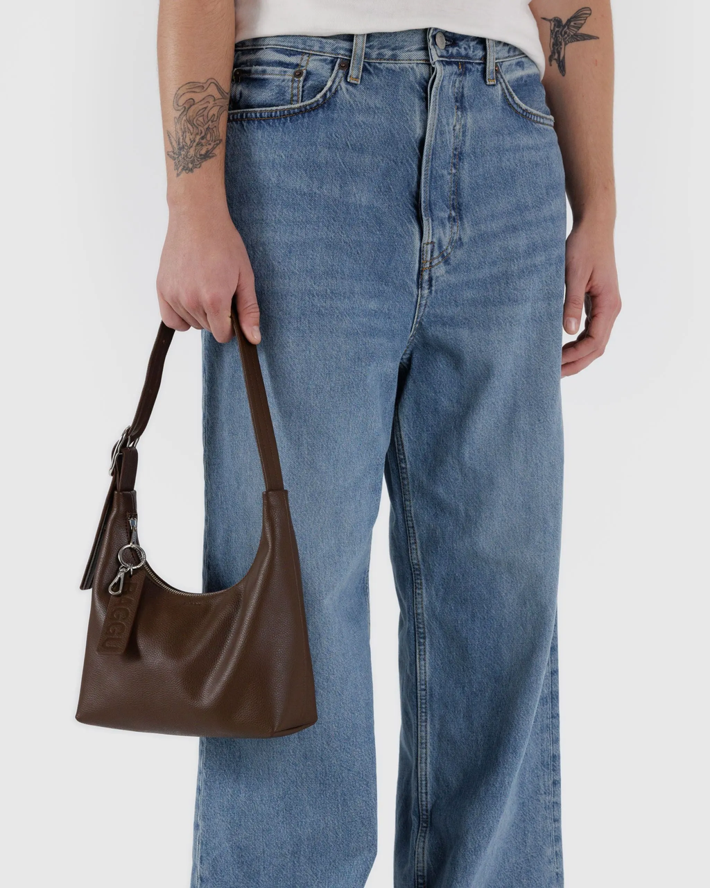 Mini Recycled Leather Shoulder Bag image 2