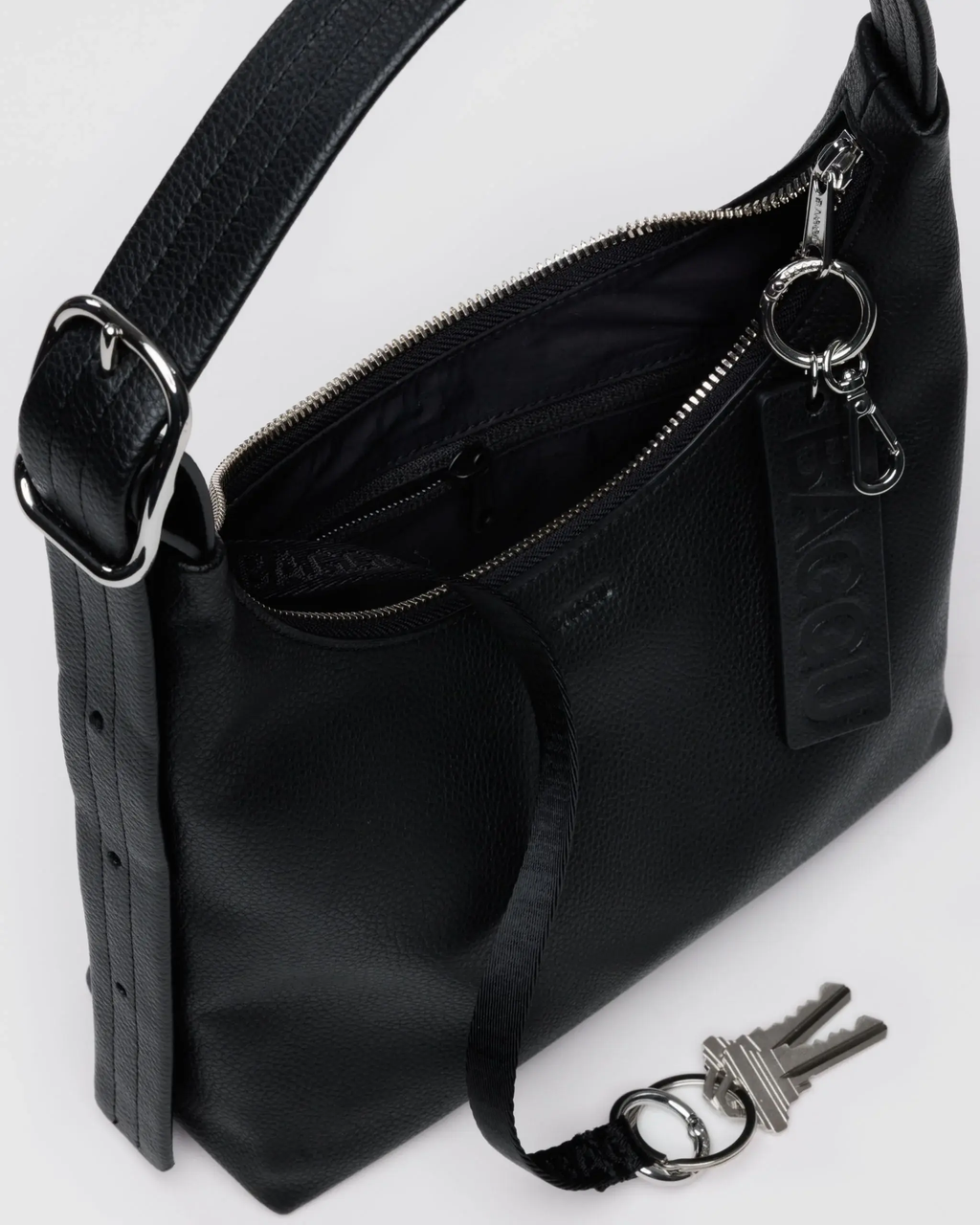 Mini Recycled Leather Shoulder Bag image 5