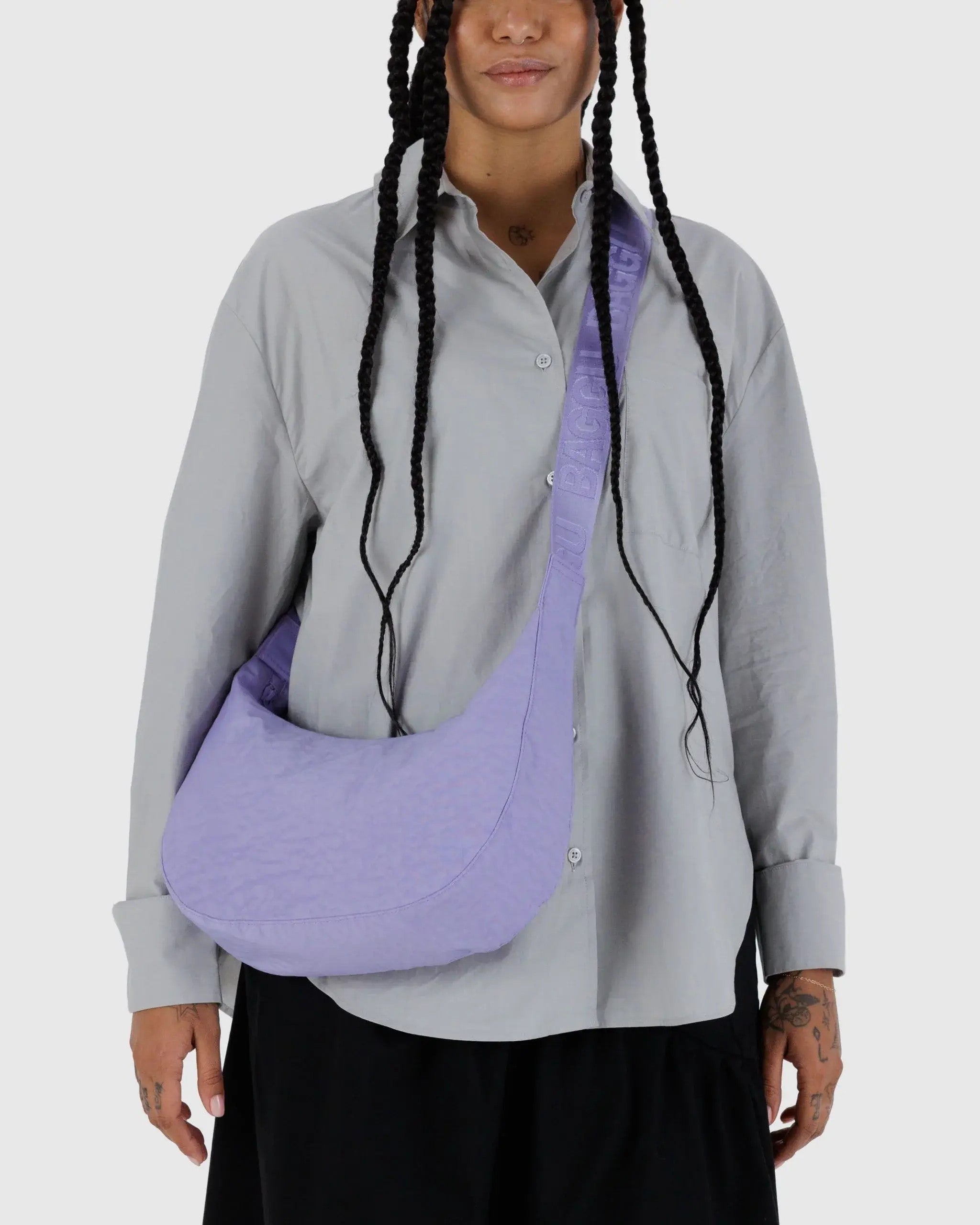 Medium Nylon Crescent Bag image 3