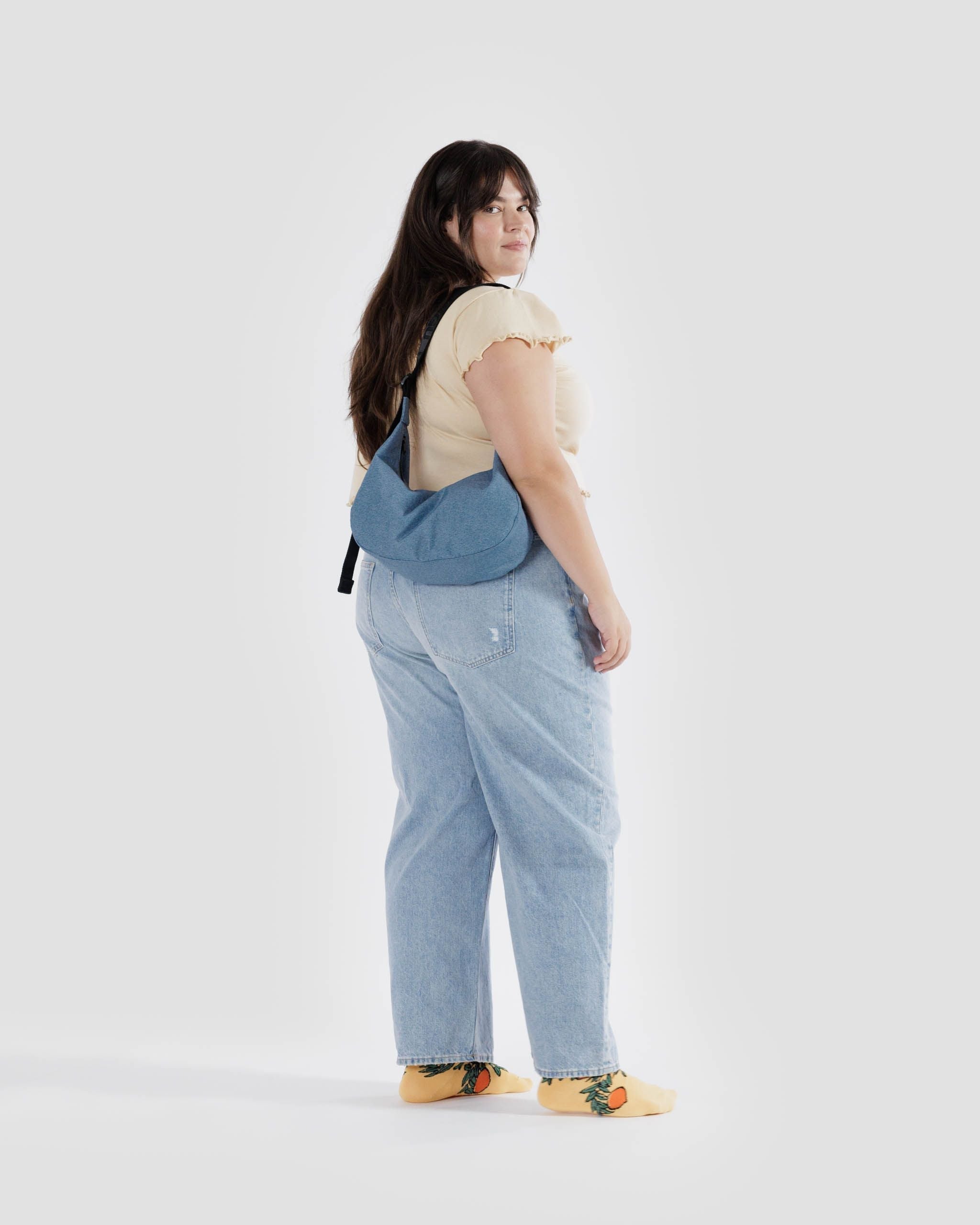 Medium Nylon Crescent Bag image 1