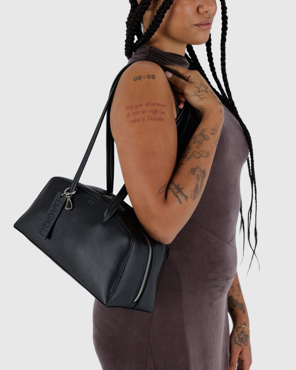 Recycled Leather Bowler Bag image 2