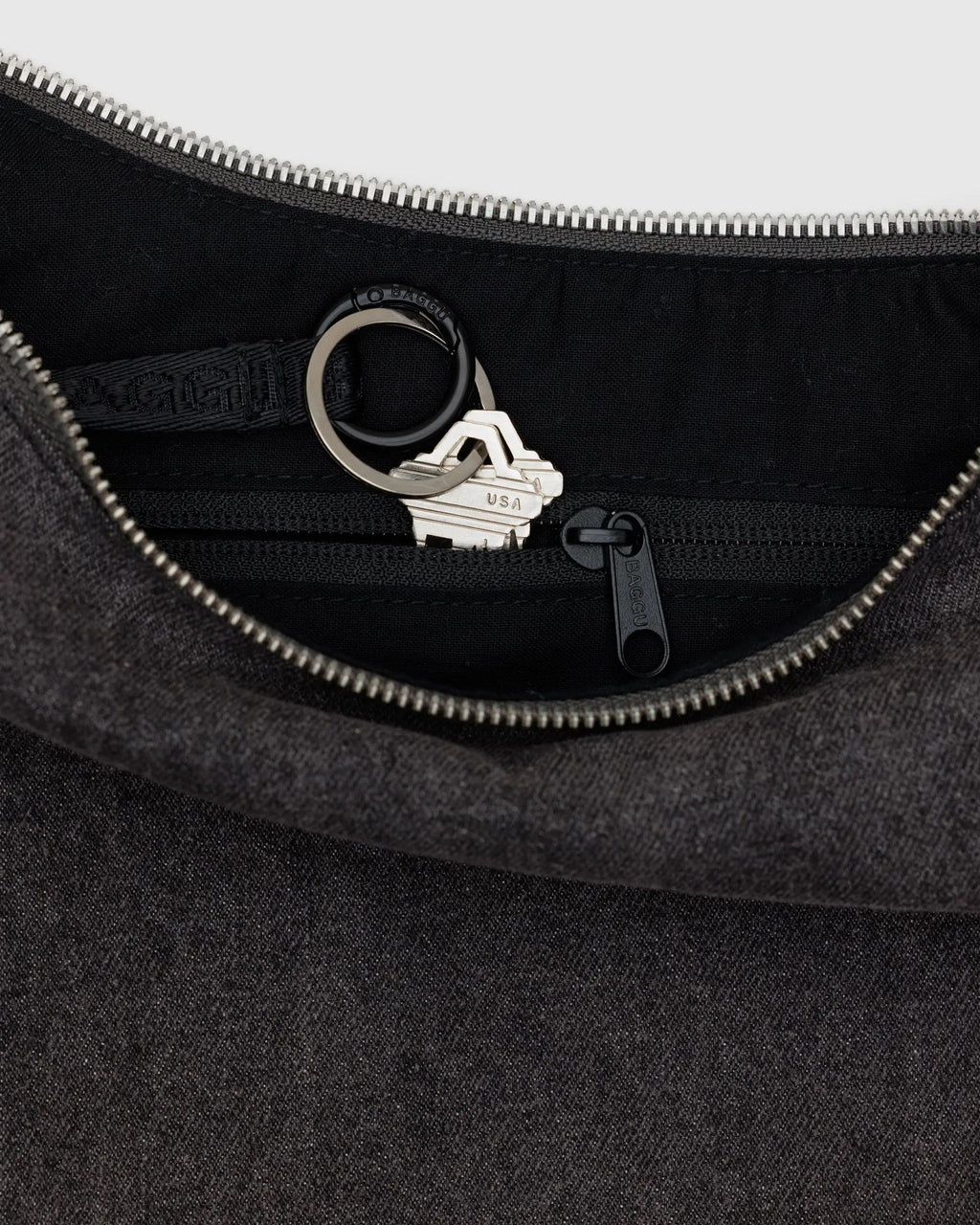Medium Nylon Crescent Bag image 3