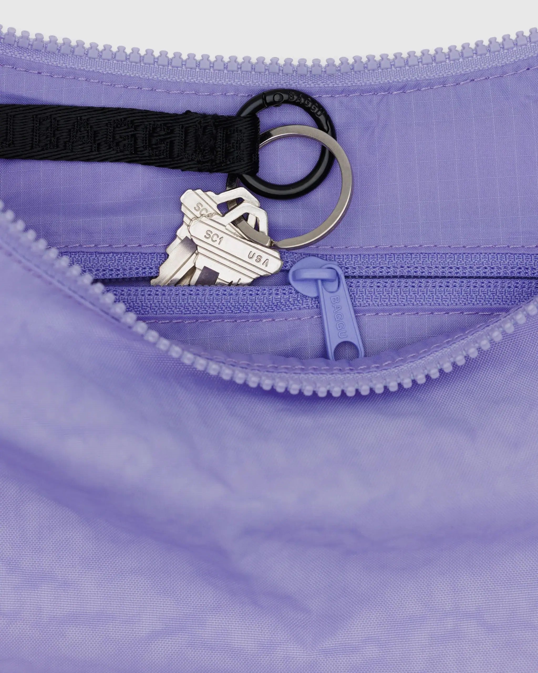 Medium Nylon Crescent Bag image 4