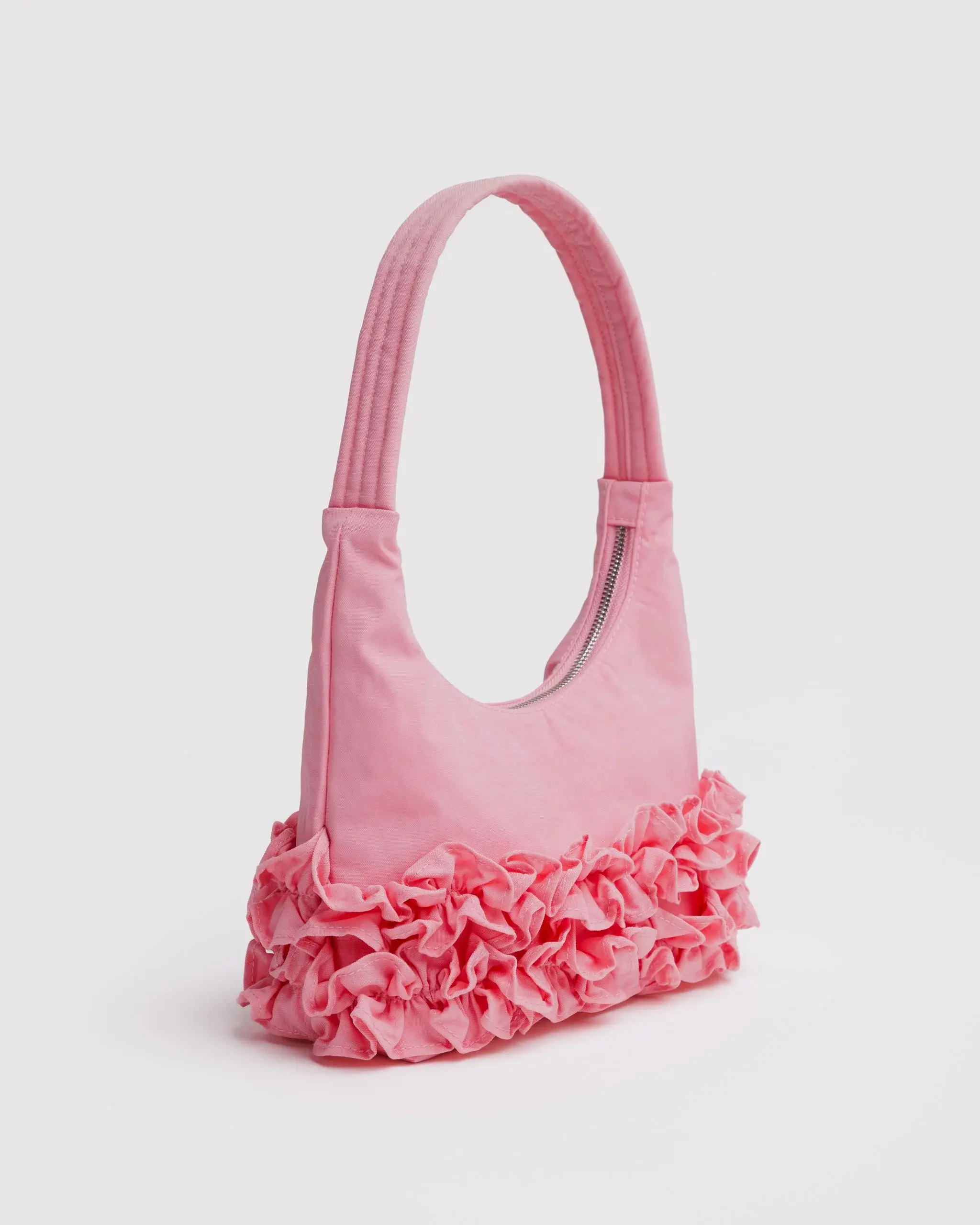 Mini Ruffle Shoulder Bag