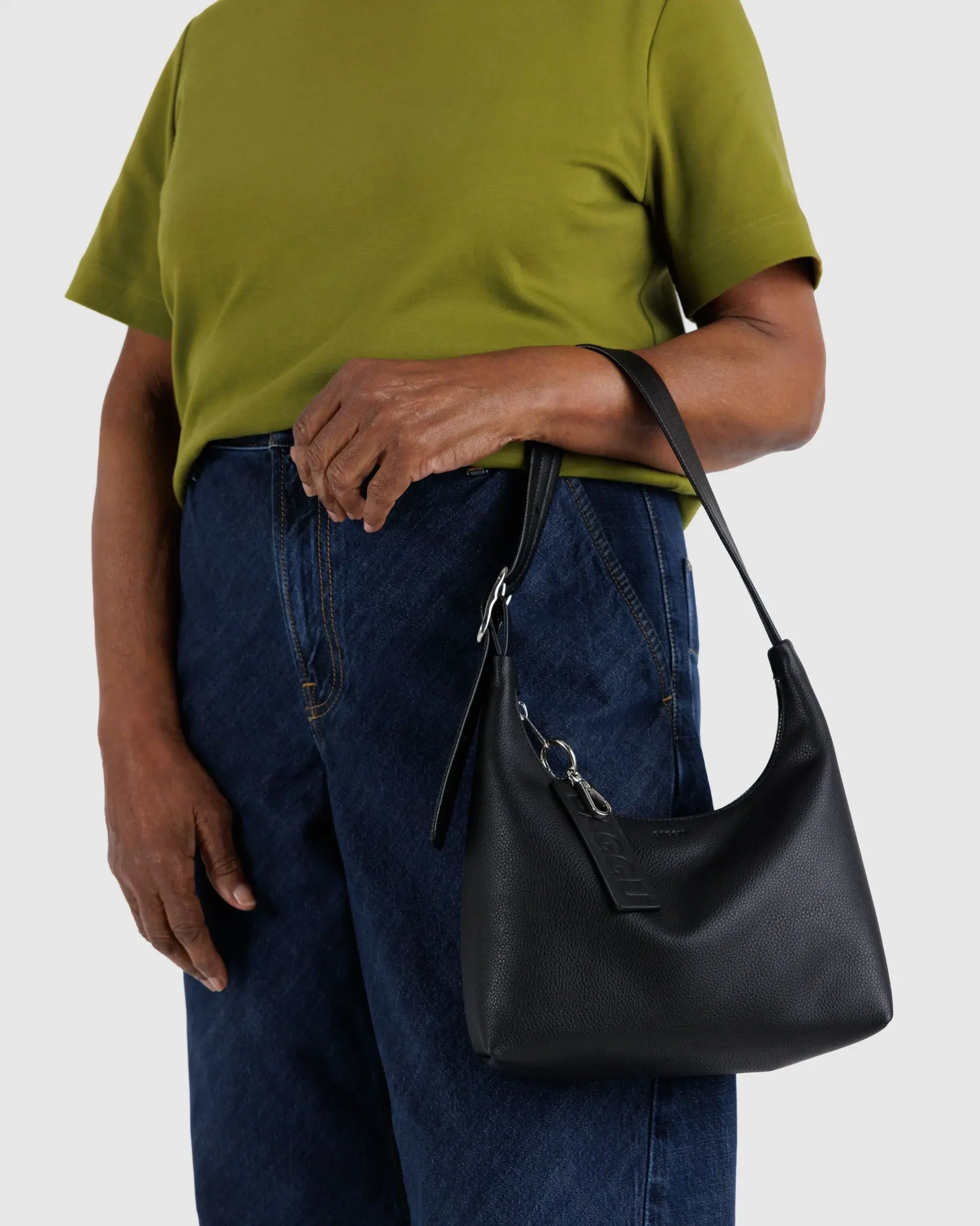 Mini Recycled Leather Shoulder Bag image 2