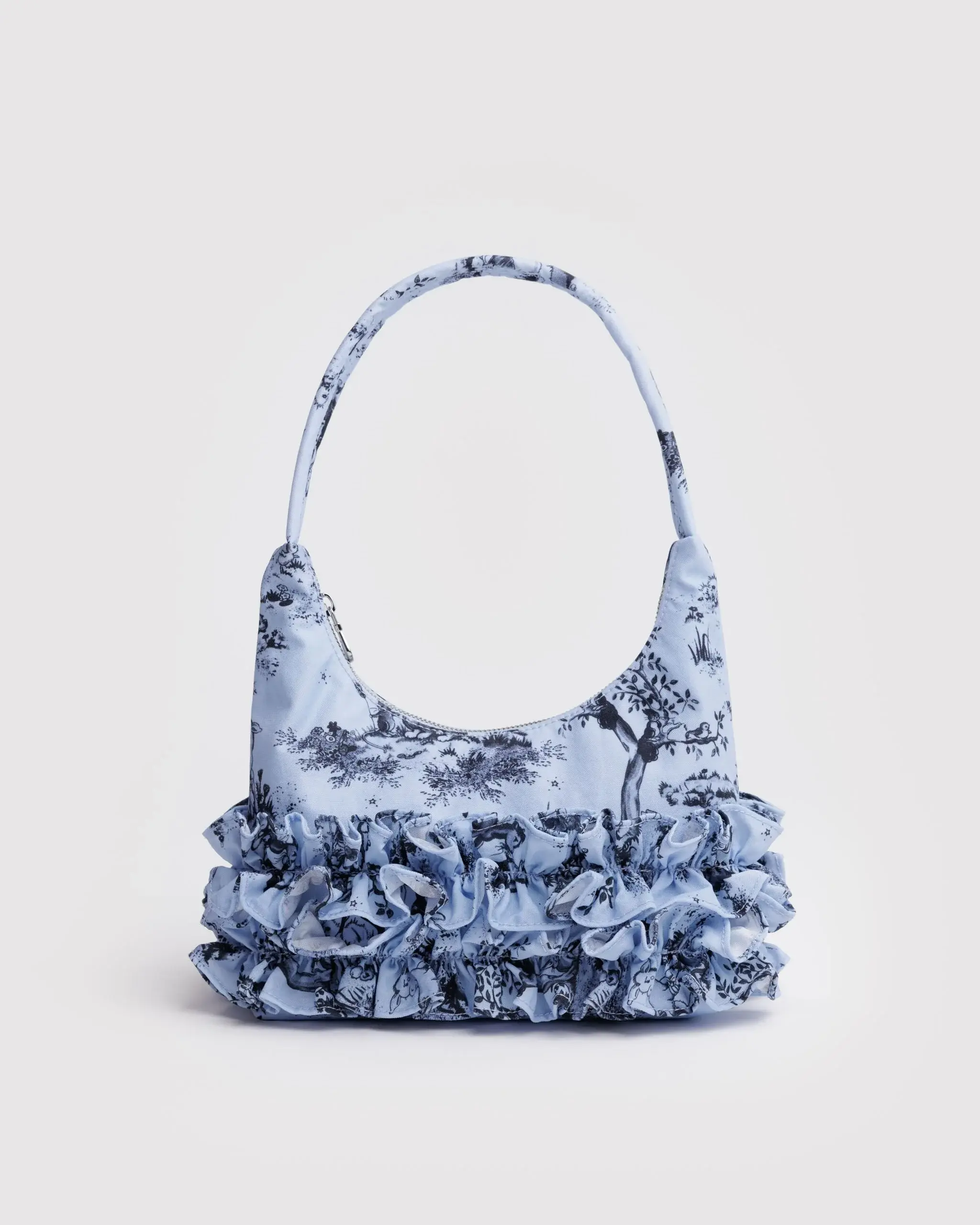 Mini Ruffle Shoulder Bag