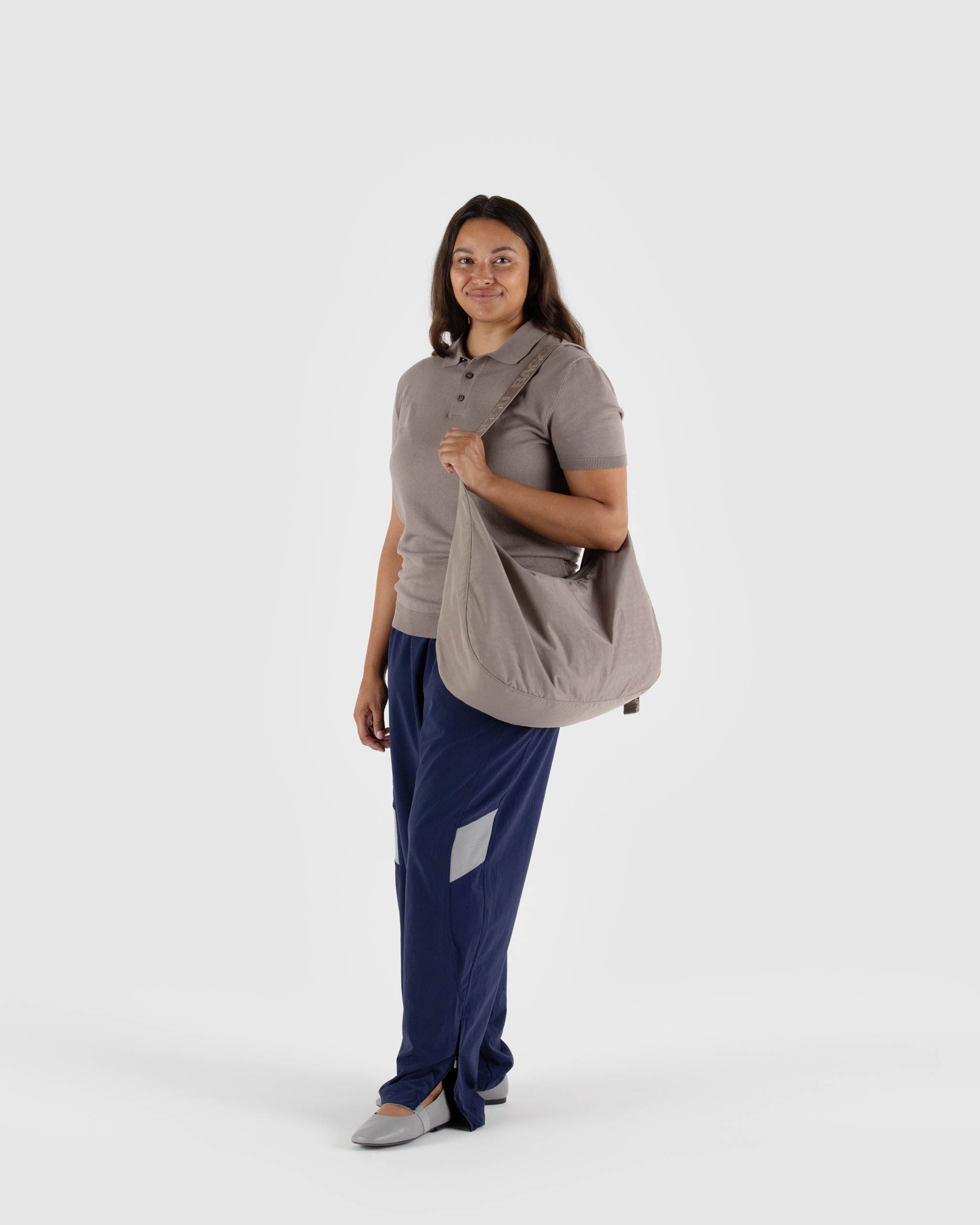 Large Nylon Crescent Bag image 1