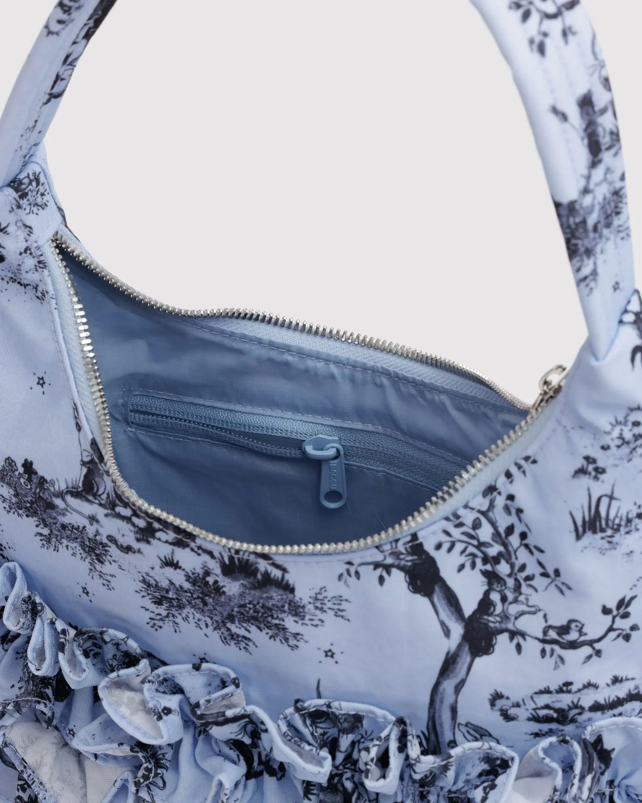 Mini Ruffle Shoulder Bag