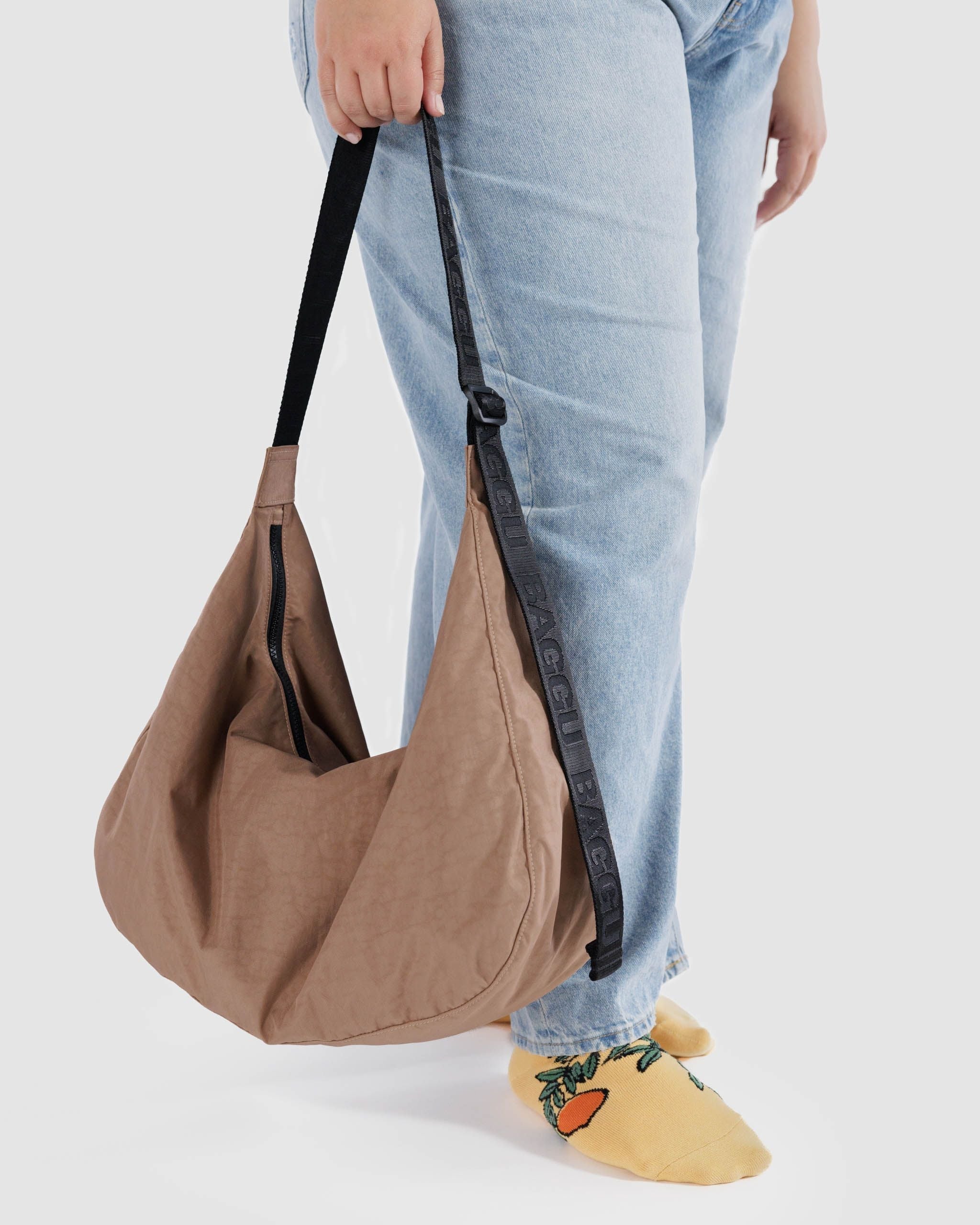 Large Nylon Crescent Bag image 2