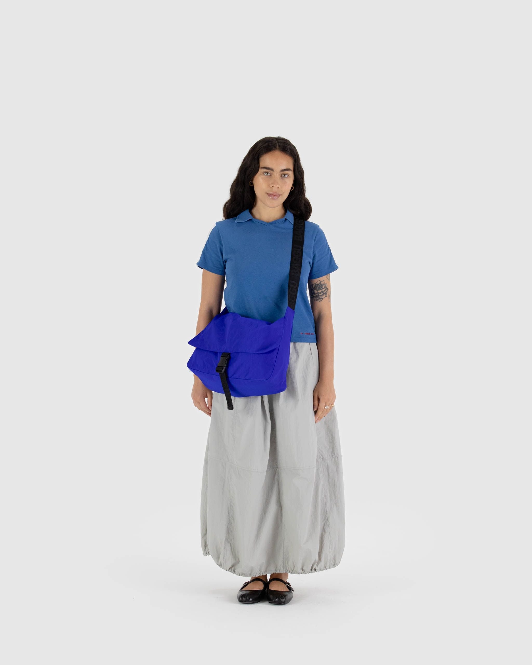 Nylon Messenger Bag image 1