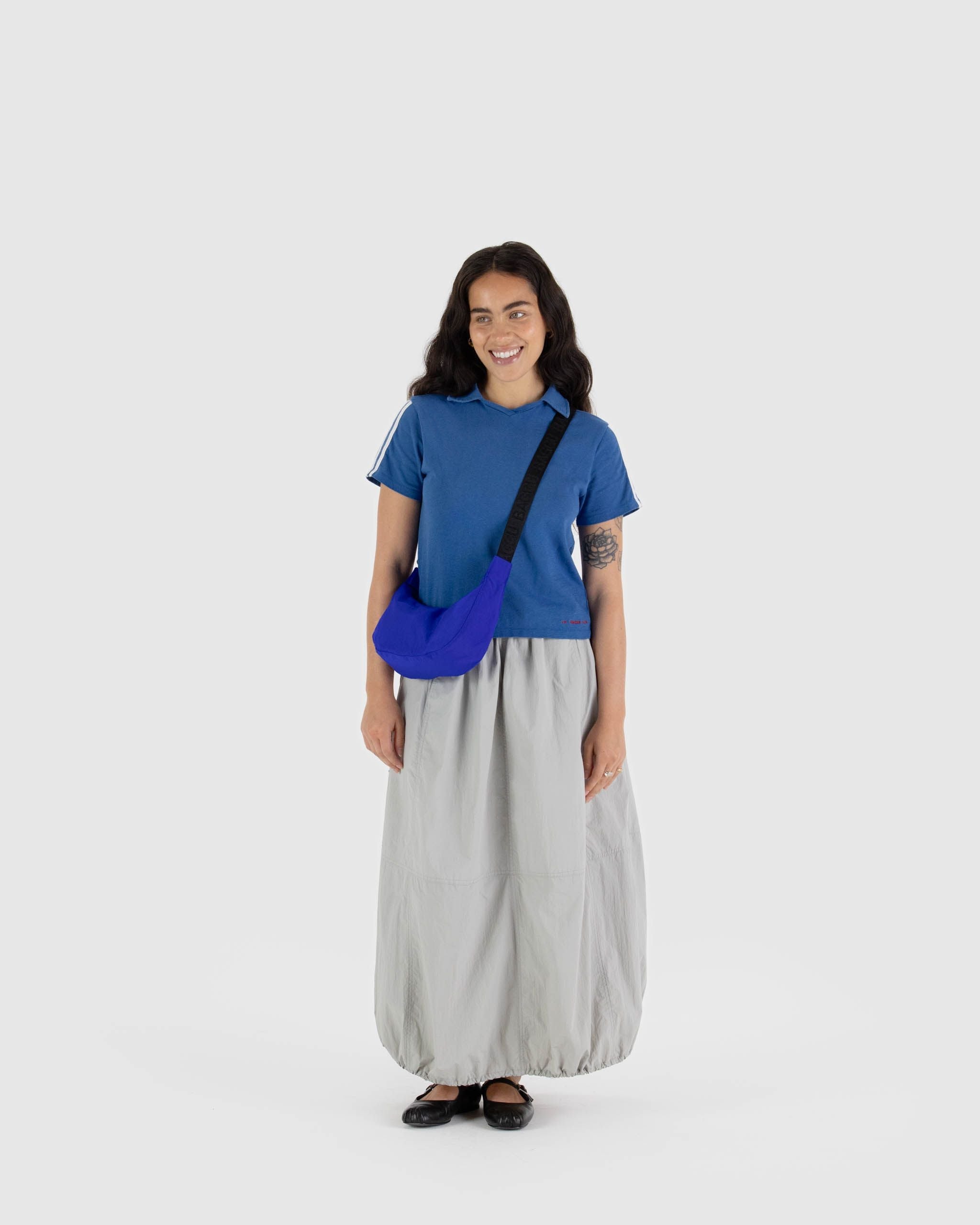 Small Nylon Crescent Bag image 1