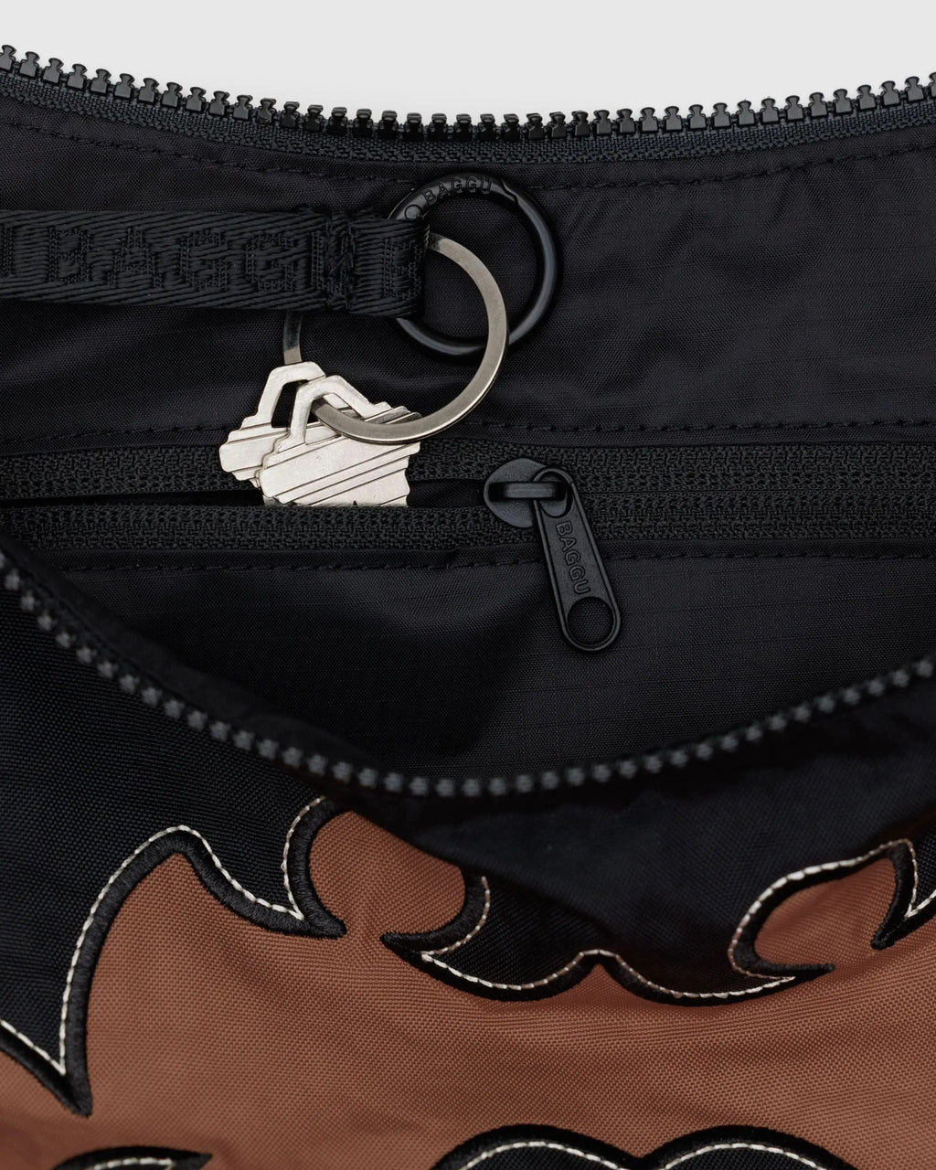 Medium Nylon Crescent Bag image 4