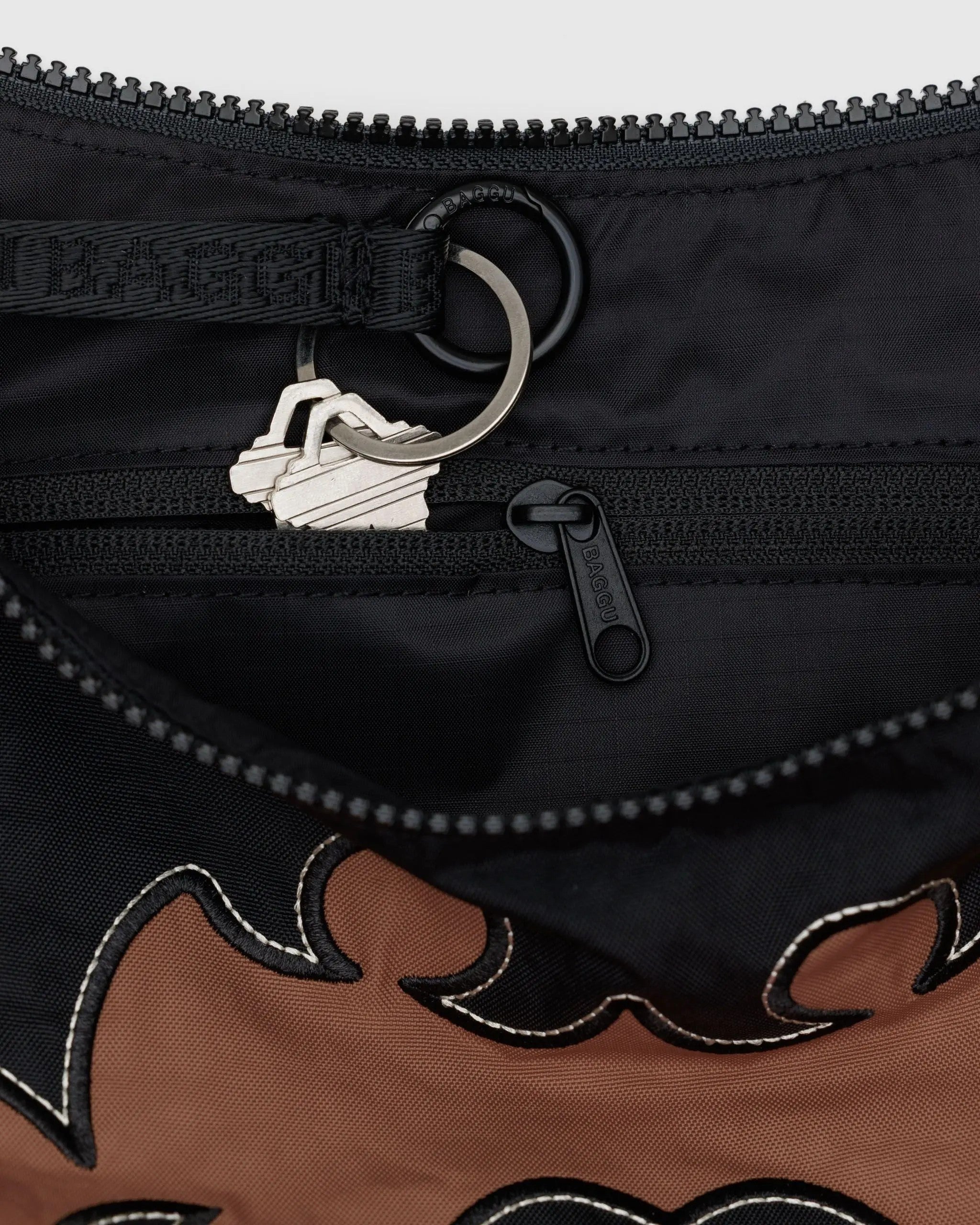 Medium Nylon Crescent Bag image 4