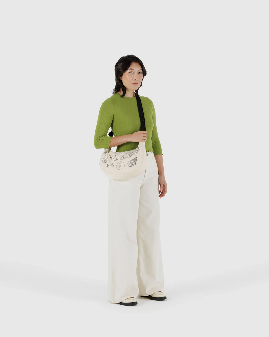 Medium Nylon Crescent Bag image 2