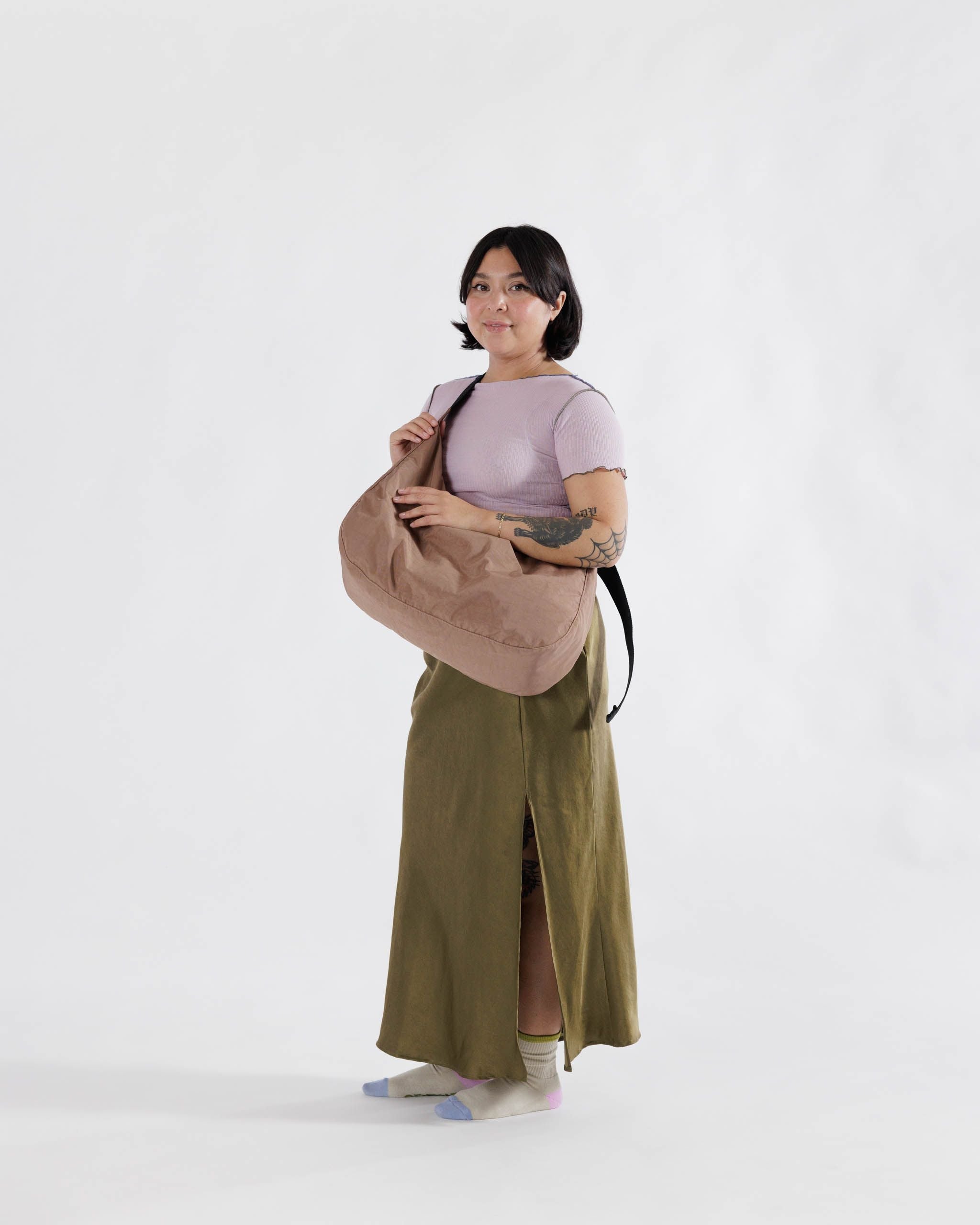 Large Nylon Crescent Bag image 1