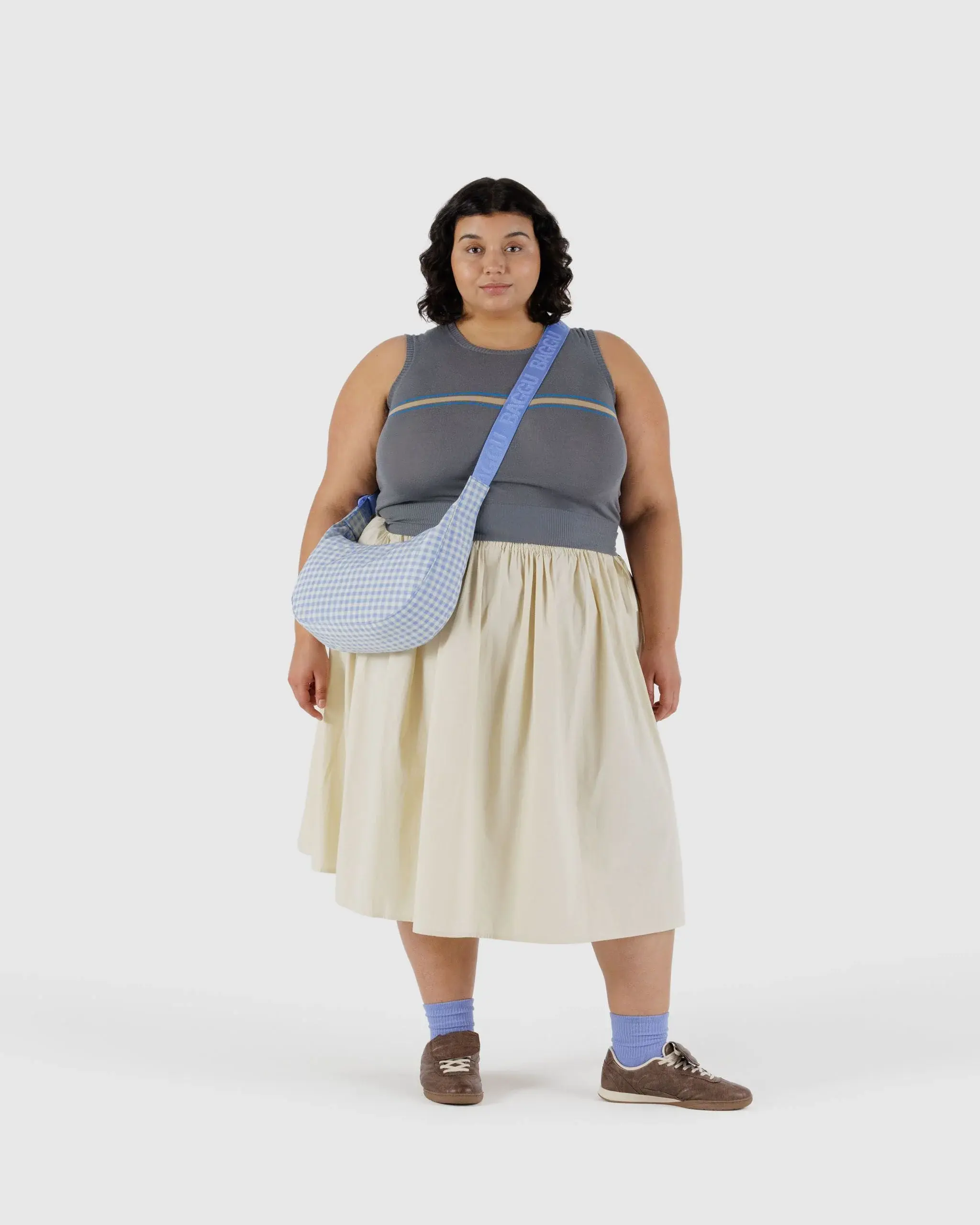 Medium Nylon Crescent Bag image 1