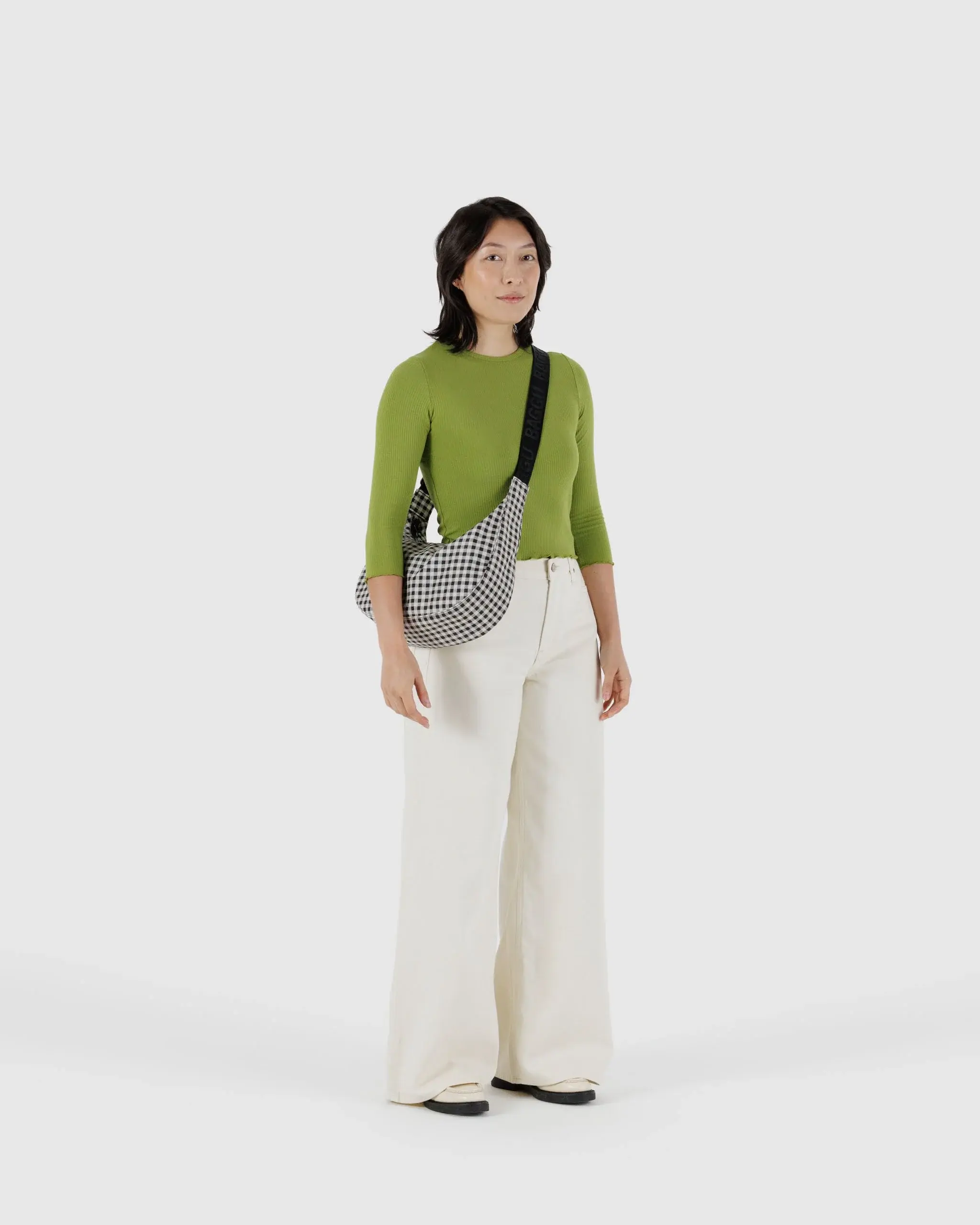 Medium Nylon Crescent Bag image 2
