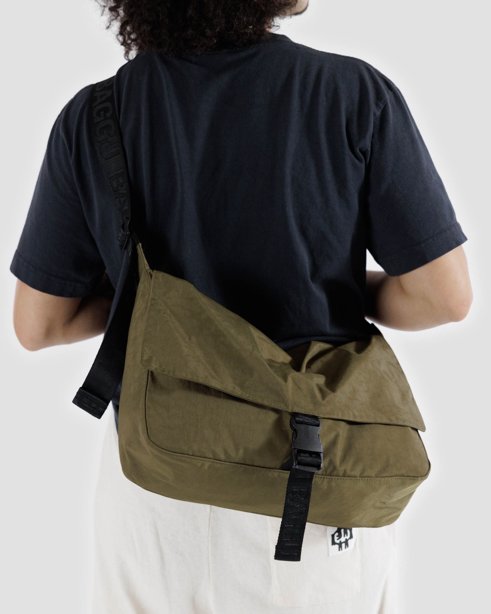 Nylon Messenger Bag image 2