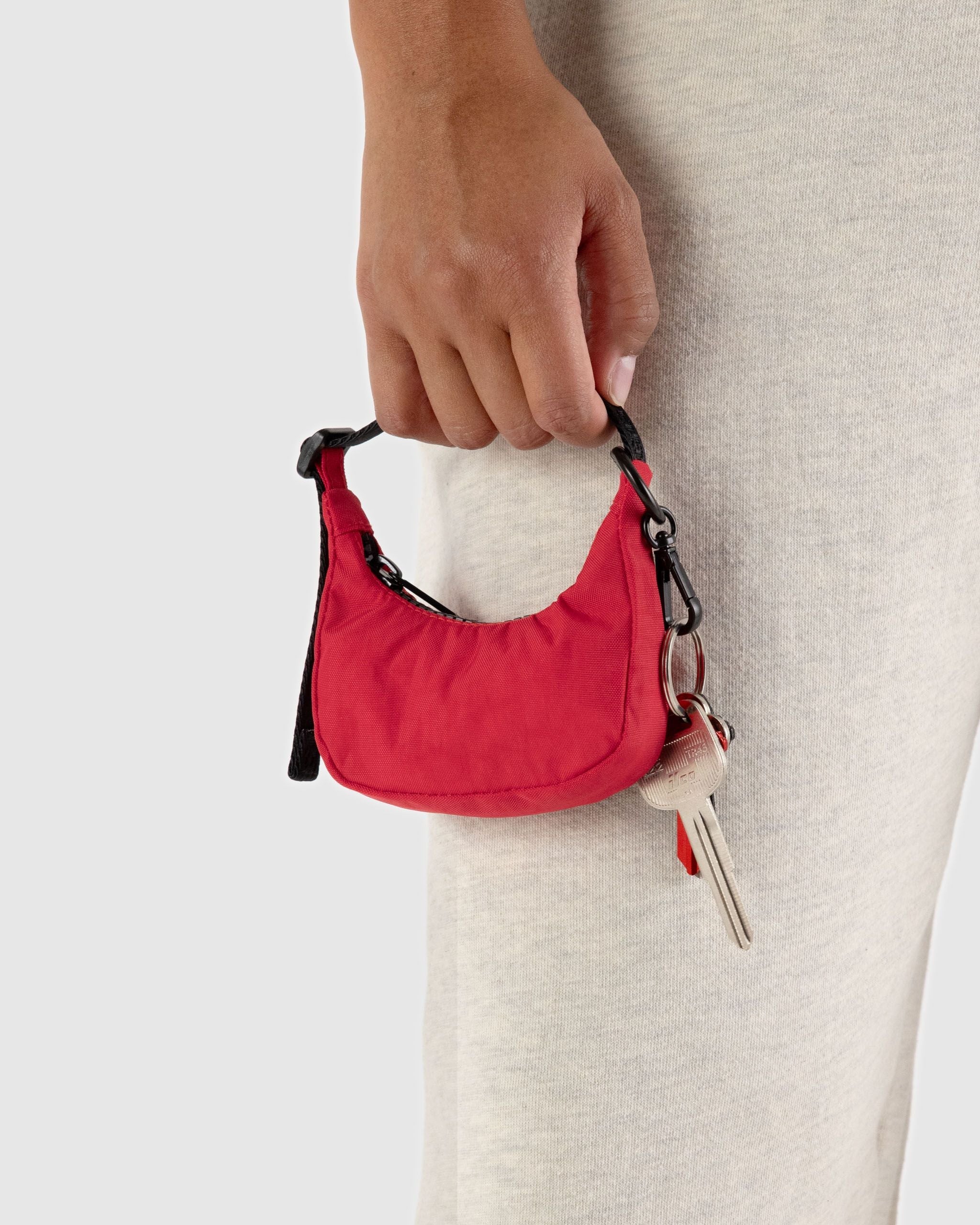 Crescent Bag Charm - Candy Apple image 2