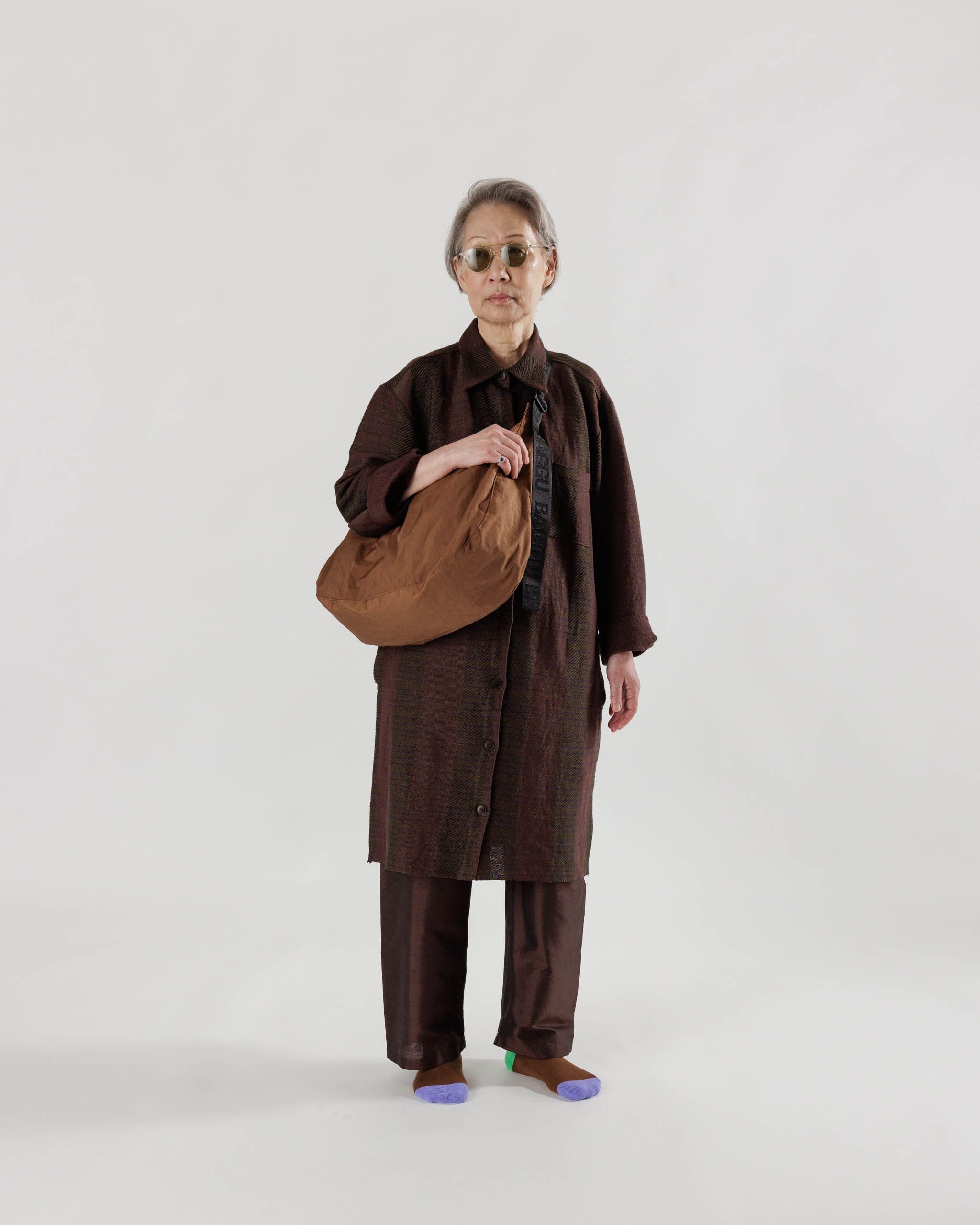 Large Nylon Crescent Bag image 1