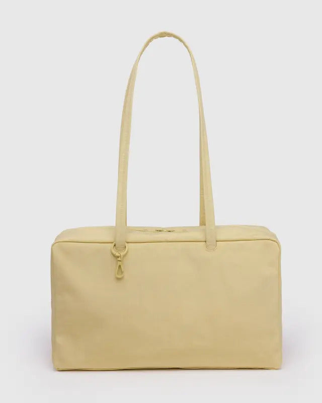 Medium Nylon Bowler Bag - Butter image 0