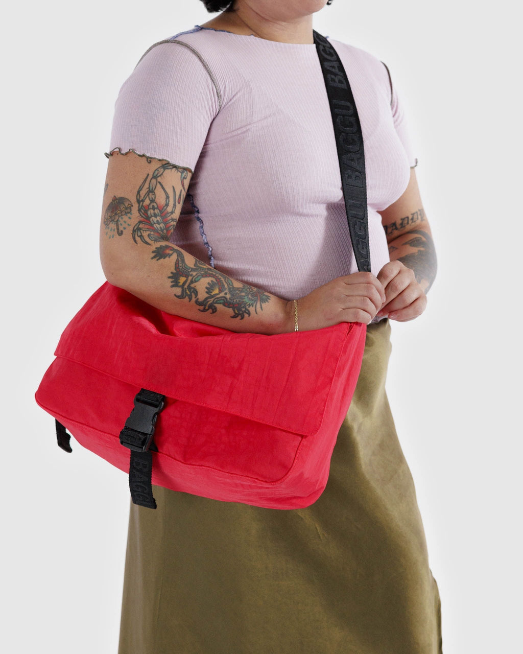 Nylon Messenger Bag image 2